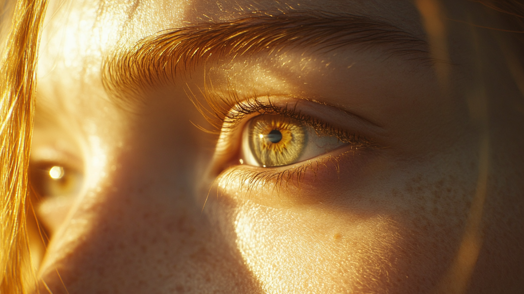 A Close-Up of An Eye, Sparking Curiosity About What Blind People See